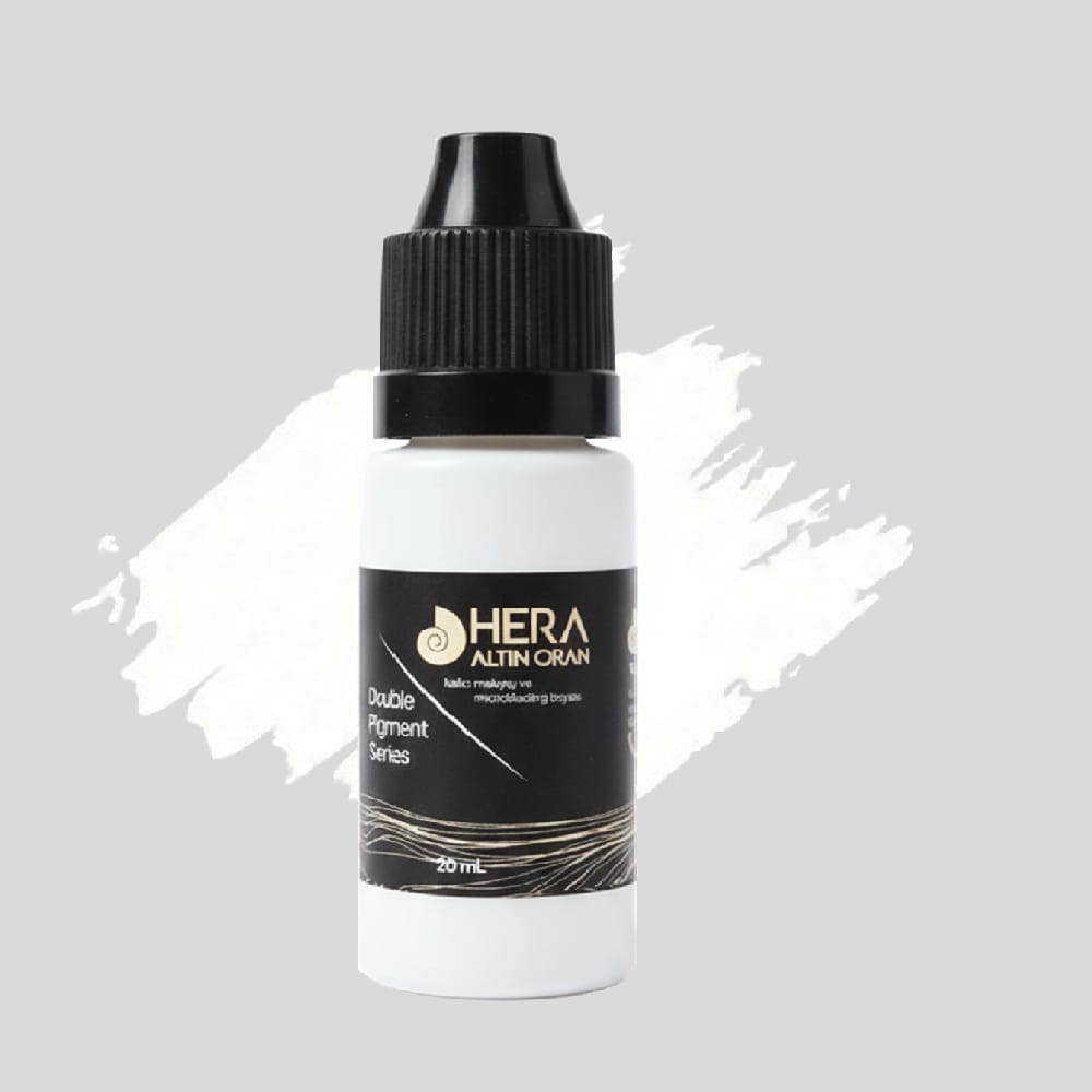 Hera Altın Oran Kalıcı Makyaj ve Microblading Boyası (Beyaz) 20ml