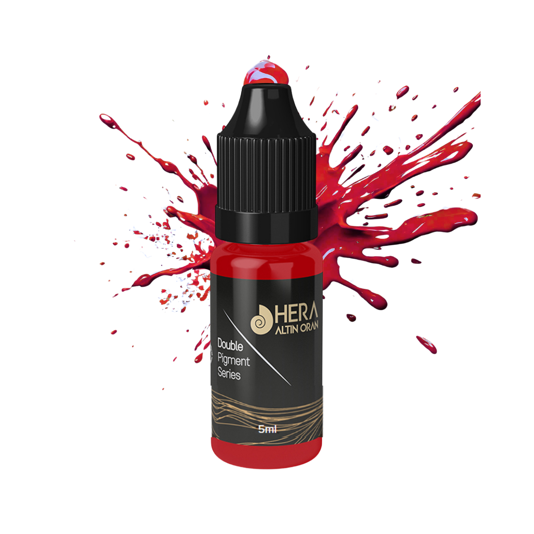Hera Altın Oran Kalıcı Makyaj Dudak Renklendirme Boyası (Red Double 5ML)