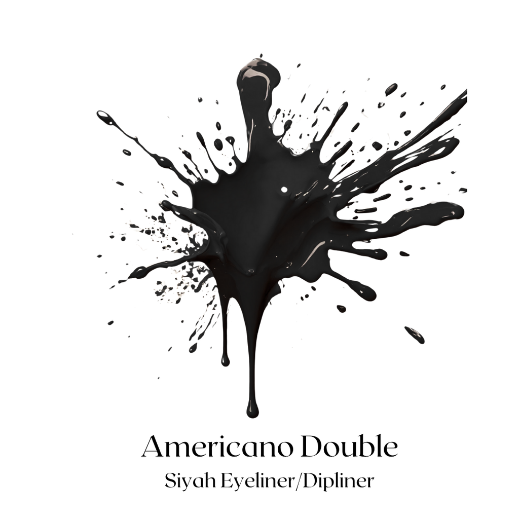 Hera Altın Oran Kalıcı Makyaj Eyeliner Boyası (Americano Double Parlak Siyah 20ML)
