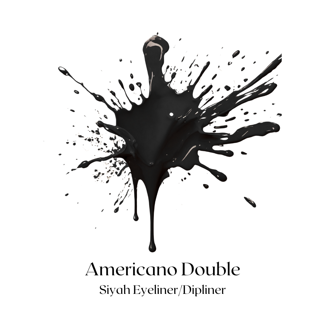 Hera Altın Oran Kalıcı Makyaj Eyeliner Boyası (Americano Double Parlak Siyah 20ML)
